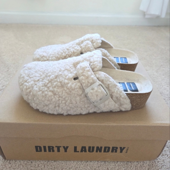 Chinese Laundry Shoes - New! Chinese Laundry Sherpa Clogs Size 5.5
